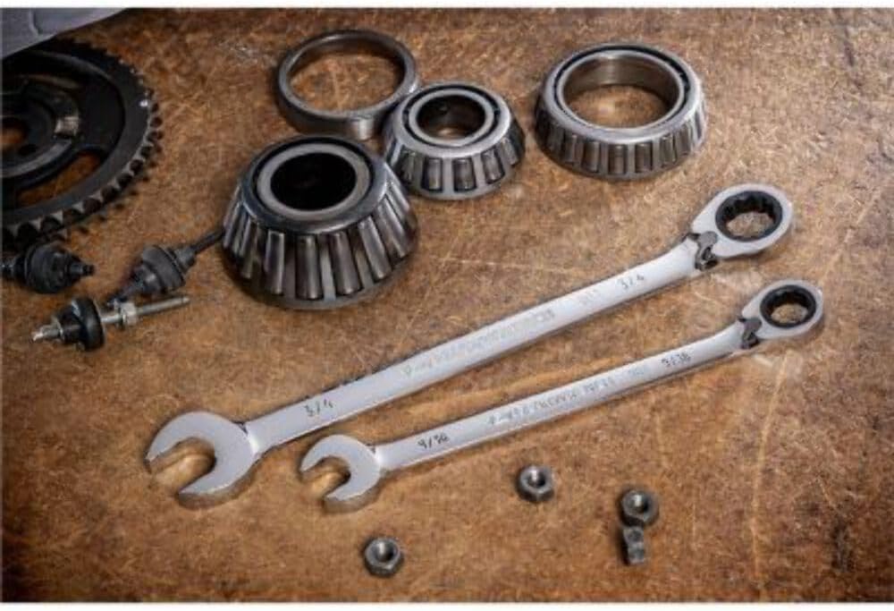 GEARWRENCH (86660) 14 Piece 90-Tooth 12 Point SAE Reversible Ratcheting Wrench Set - Image 3