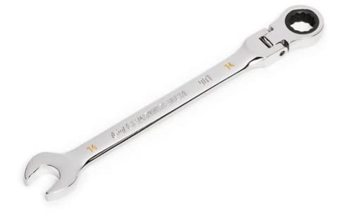 GEARWRENCH 14mm 4 Degree Swing Arch 12 Point Flex Head Ratcheting Combination Wrench - 86714 - Image 3