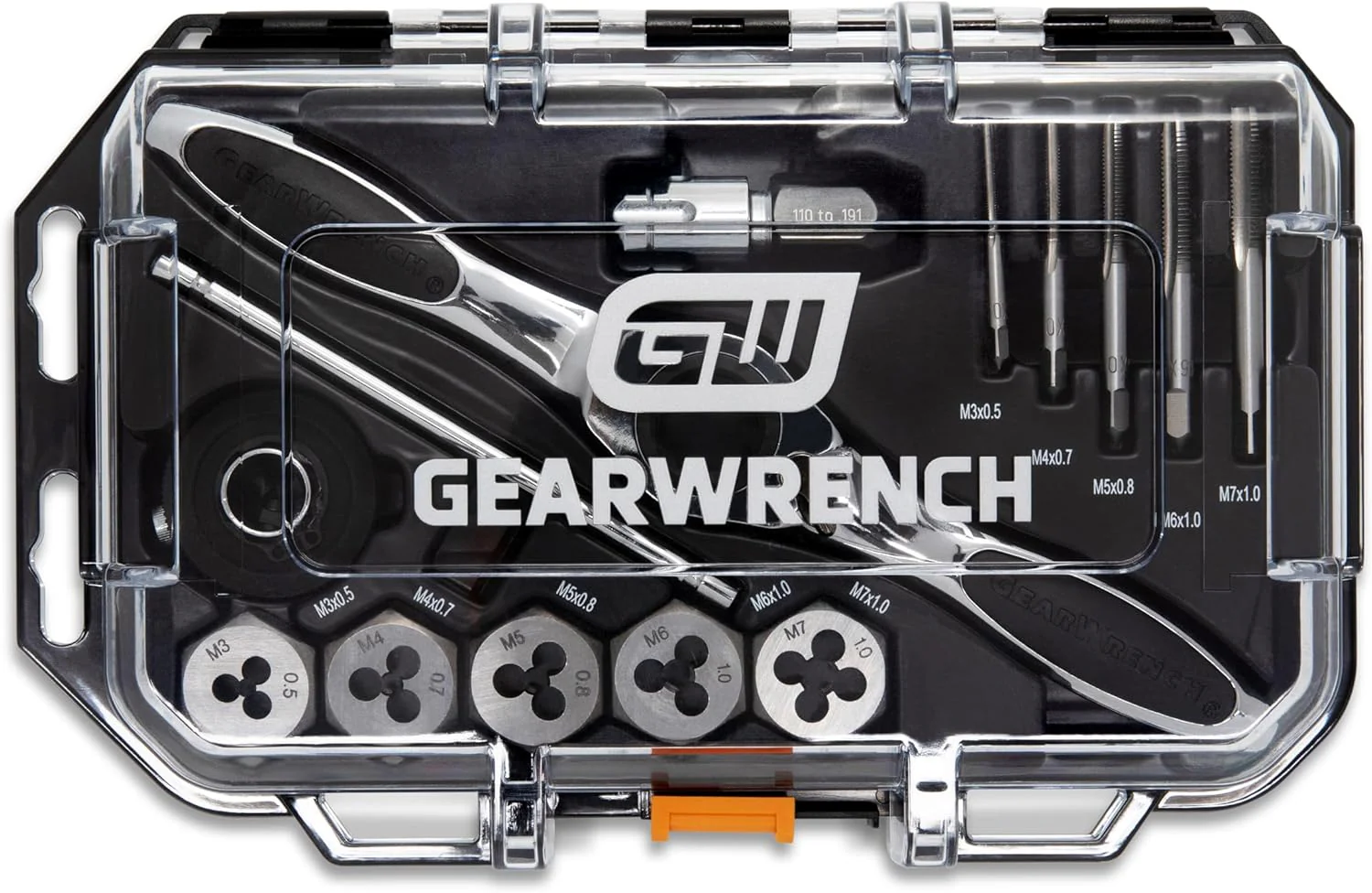 GEARWRENCH 82815 15 Piece Metric Ratcheting Tap & Die Set - Image 2