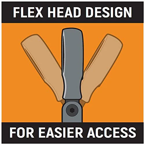GEARWRENCH 15mm 4 Degree Swing Arch 12 Point Flex Head Ratcheting Combination Wrench - 86715 - Image 7