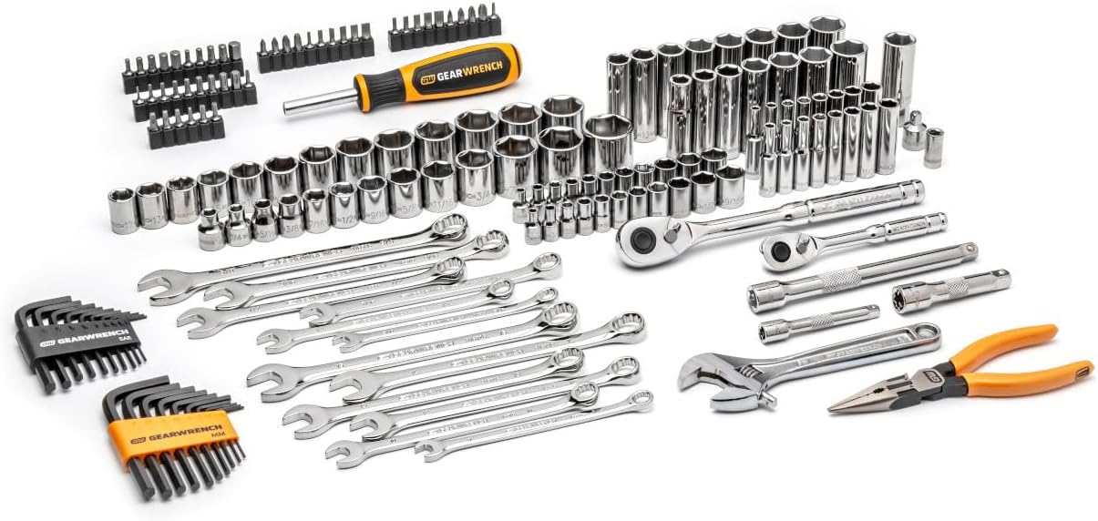 GEARWRENCH GWPRO168 168 Piece 1/4" & 3/8" Drive 72-Tooth 6 Point Professional Tool Set - Image 2