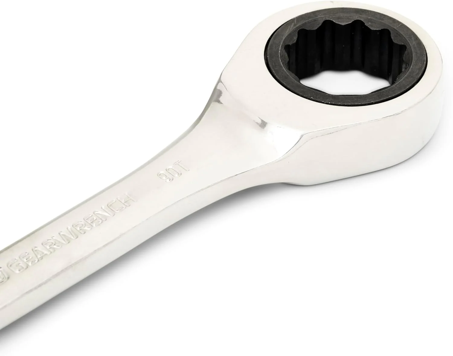 GEARWRENCH 16mm 90-Tooth 12 Point Stubby Combination Ratcheting Wrench | 86846 - Image 4