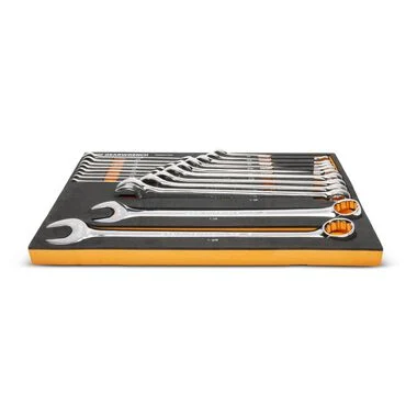 GEARWRENCH 19 Piece 12 Pt Long Pattern Combination SAE Wrench Set in Foam Storage Tray - GWMSCWL12SAE - Image 2