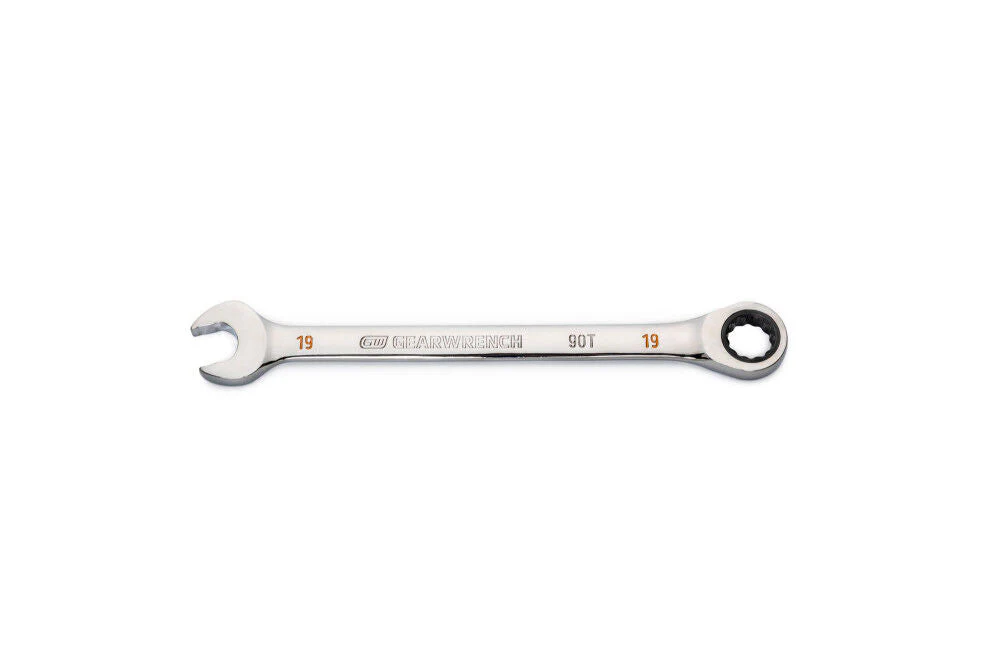 GEARWRENCH 19mm 90T 12 Point Ratcheting Combination Wrench - Image 2