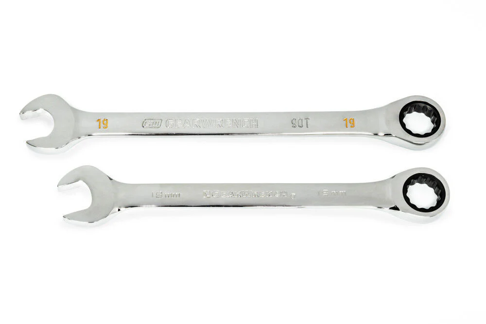 GEARWRENCH 19mm 90T 12 Point Ratcheting Combination Wrench - Image 5