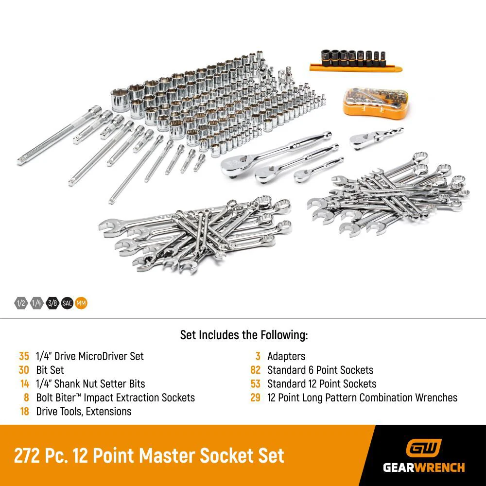 GEARWRENCH Master Mechanics Tool Set - Image 2