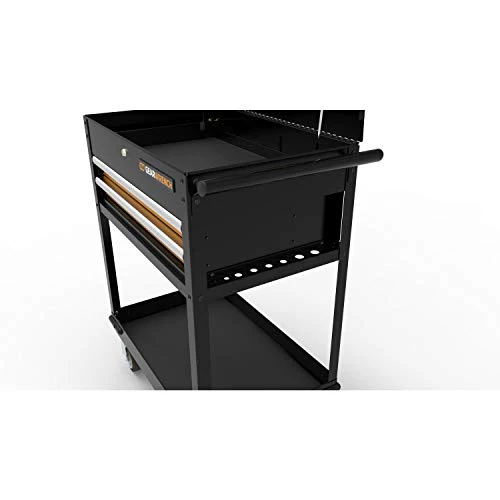 GEARWRENCH 2 Drawer Black & Orange Utility Cart, 32" - 83168 - Image 3