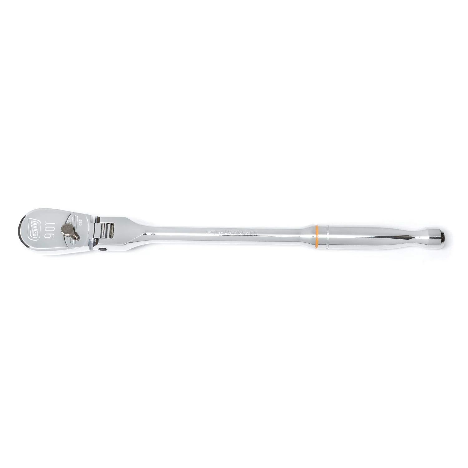 GEARWRENCH 2 Pc. 1/4" & 3/8" Drive 90 Tooth Full Polish Flex Head Ratchet Set - 81216T - Image 4
