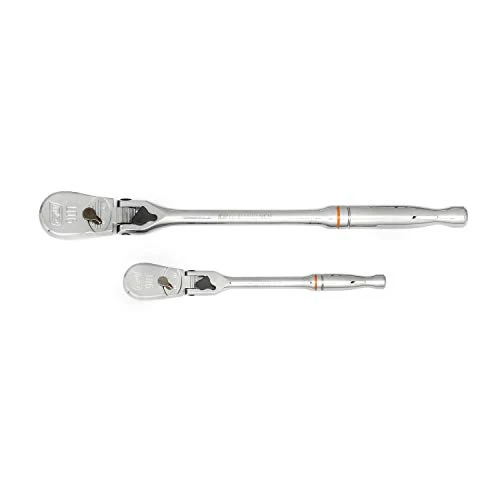 GEARWRENCH 2-Piece 1/4"- 3/8" Drive Flex Head Teardrop Ratchet set - Image 11