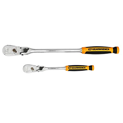 GEARWRENCH 2-Piece 1/4"- 3/8" Drive Flex Head Teardrop Ratchet set - Image 12