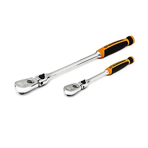 GEARWRENCH 2-Piece 1/4"- 3/8" Drive Flex Head Teardrop Ratchet set - Image 3