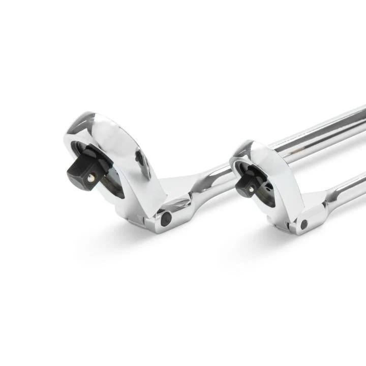 GEARWRENCH 2 Piece 1/4inch and 3/8inch Drive 120XP Flex Head Teardrop Ratchet Set, Dual Material - 81204P - Image 4