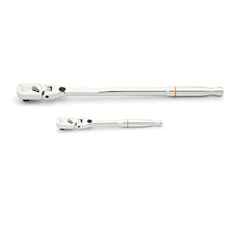 GEARWRENCH 120XP Ratchet Set 1/4 Inch & 3/8 Inch Drive Locking Flex Head 2 Pieces