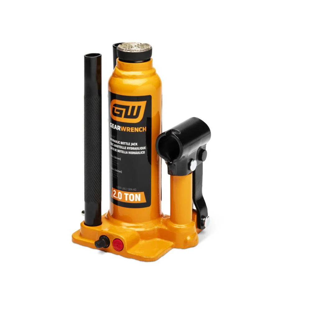 GEARWRENCH 2 Ton Hydraulic Bottle Jack | GWHBJ2T - Image 2