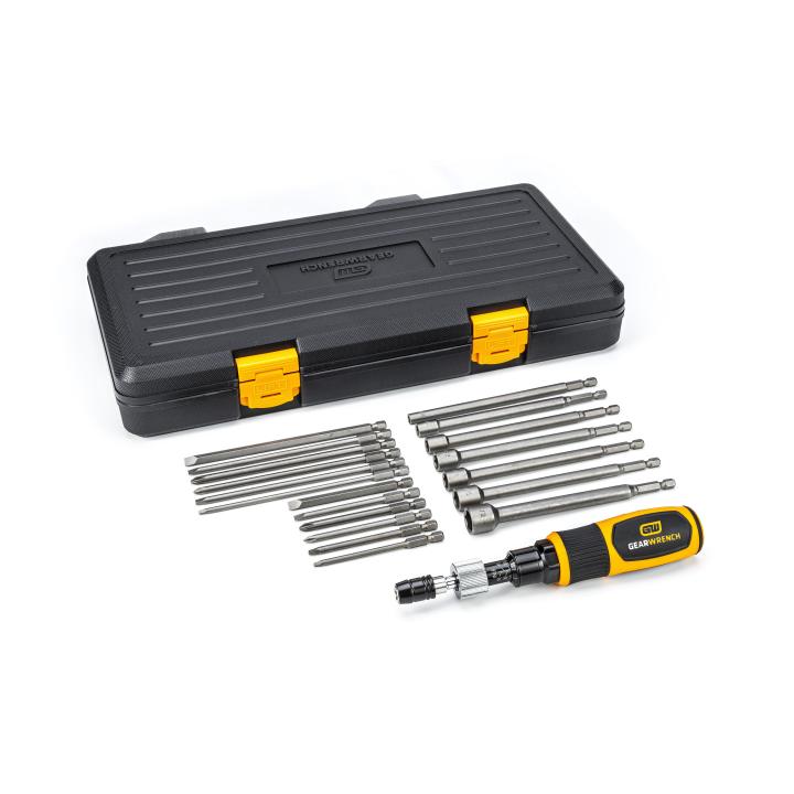 GEARWRENCH 20 Pc. 1/4" Drive Torque Screwdriver Set 10-50 In/lbs. - 89620