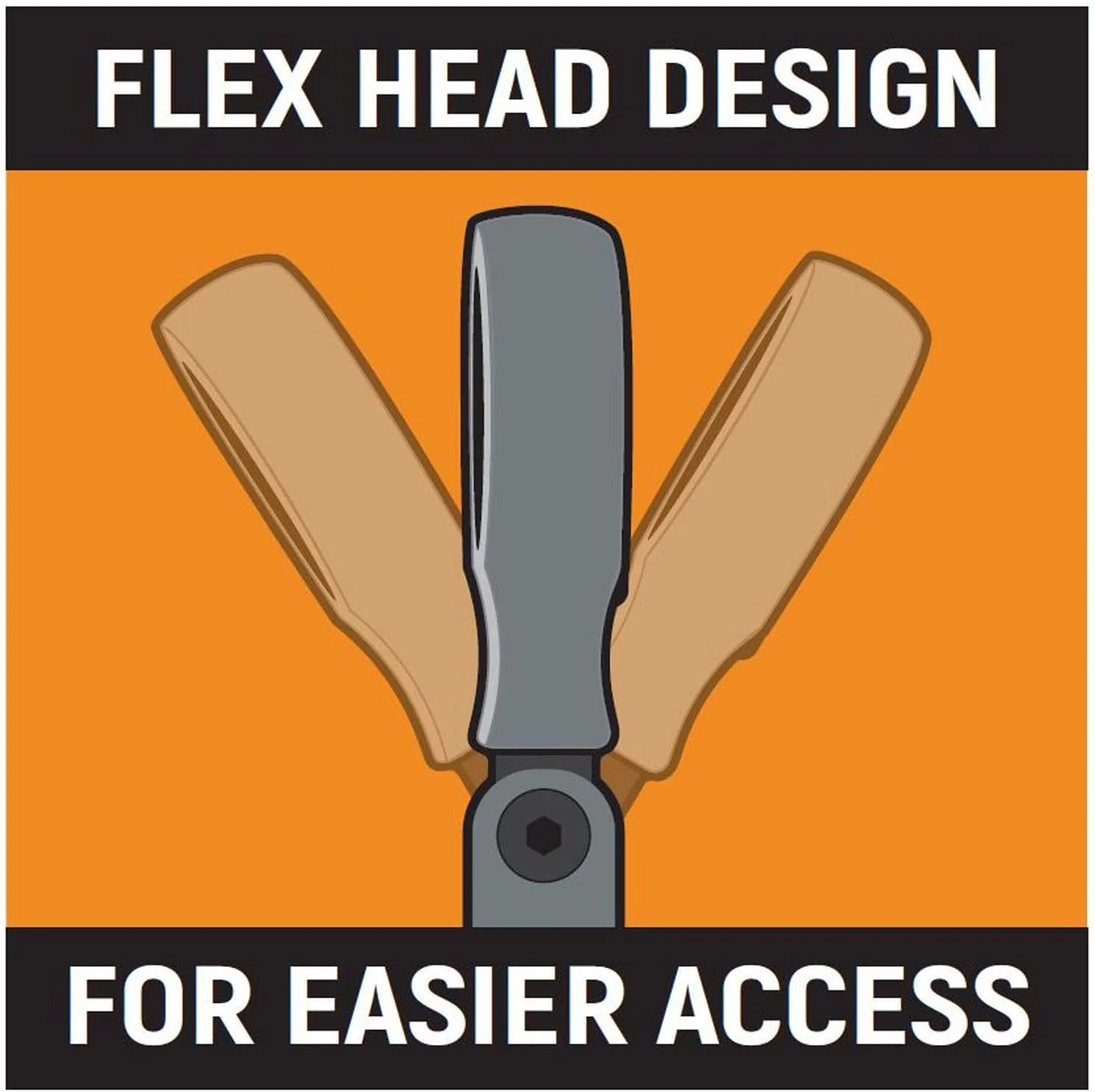 GEARWRENCH (86722) 22mm 4 Degree Swing Arch 12 Point Flex Head Ratcheting Combination Wrench - Image 6
