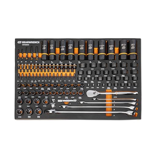 GEARWRENCH 247 Piece MEGAMOD Mechanics Tool Set in Modular Foam Trays with Storage Unit | MEGAMOD247 - Image 5