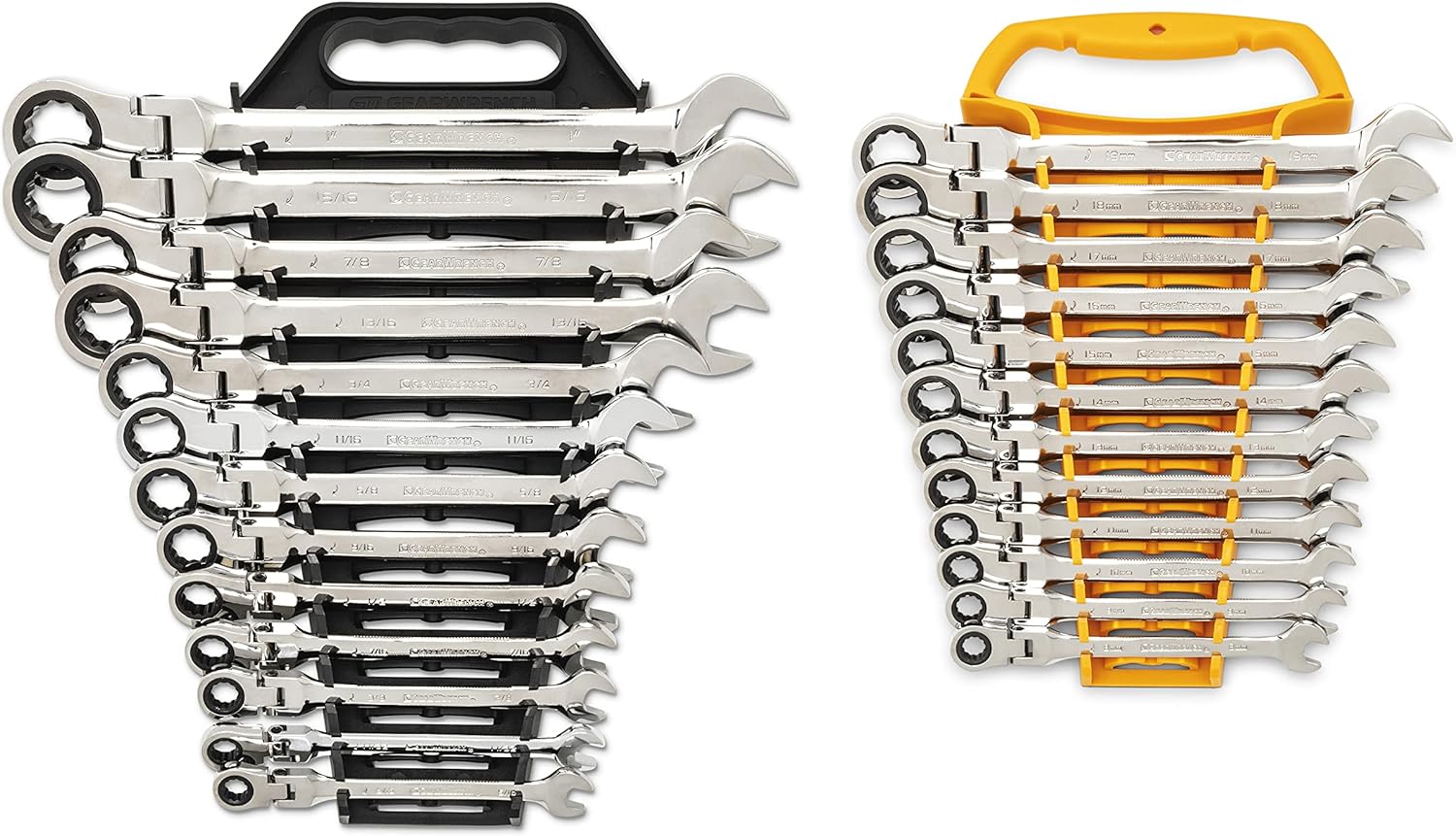 GEARWRENCH 86730 25-Pc. Flex Combination Ratcheting Wrench Set, SAE/MM - Image 2