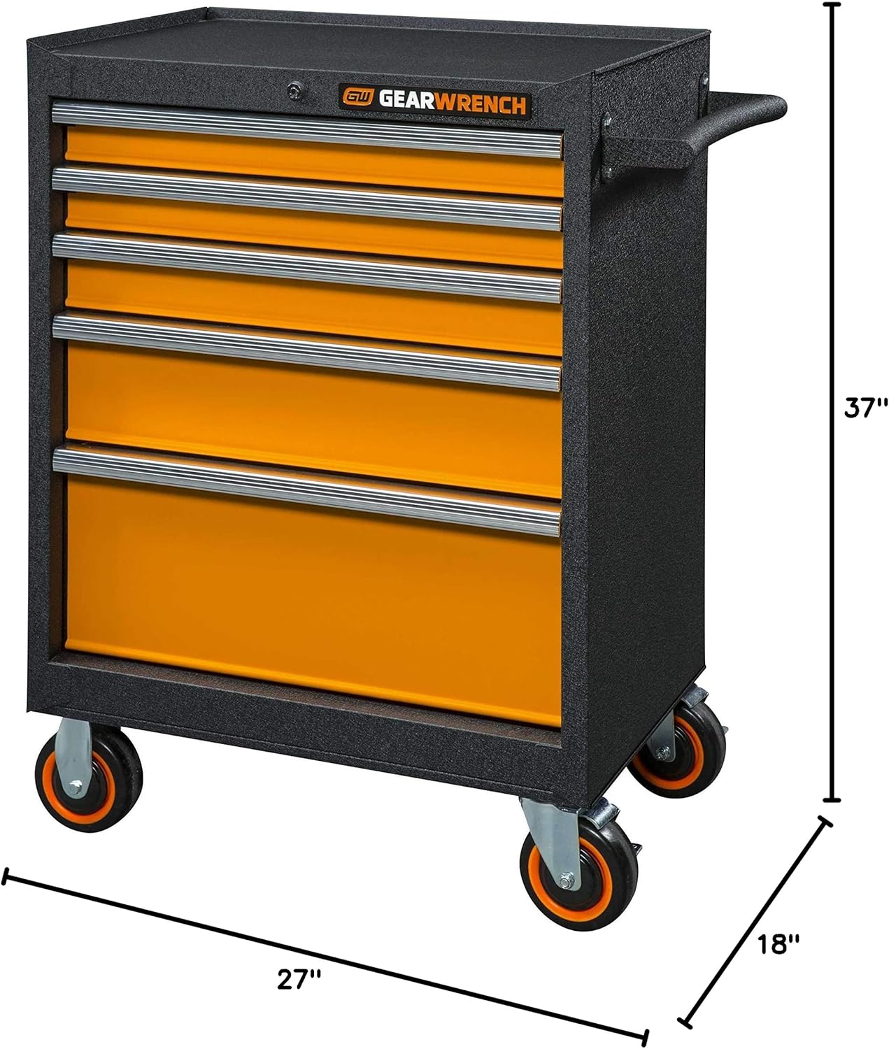 GEARWRENCH 83241 26" 5 Drawer GSX Series Rolling Tool Cabinet - Image 2