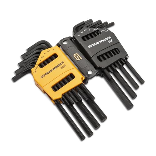 GEARWRENCH 26 Piece Long Arm SAE/Metric Hex Key Set - 83504 - Image 3