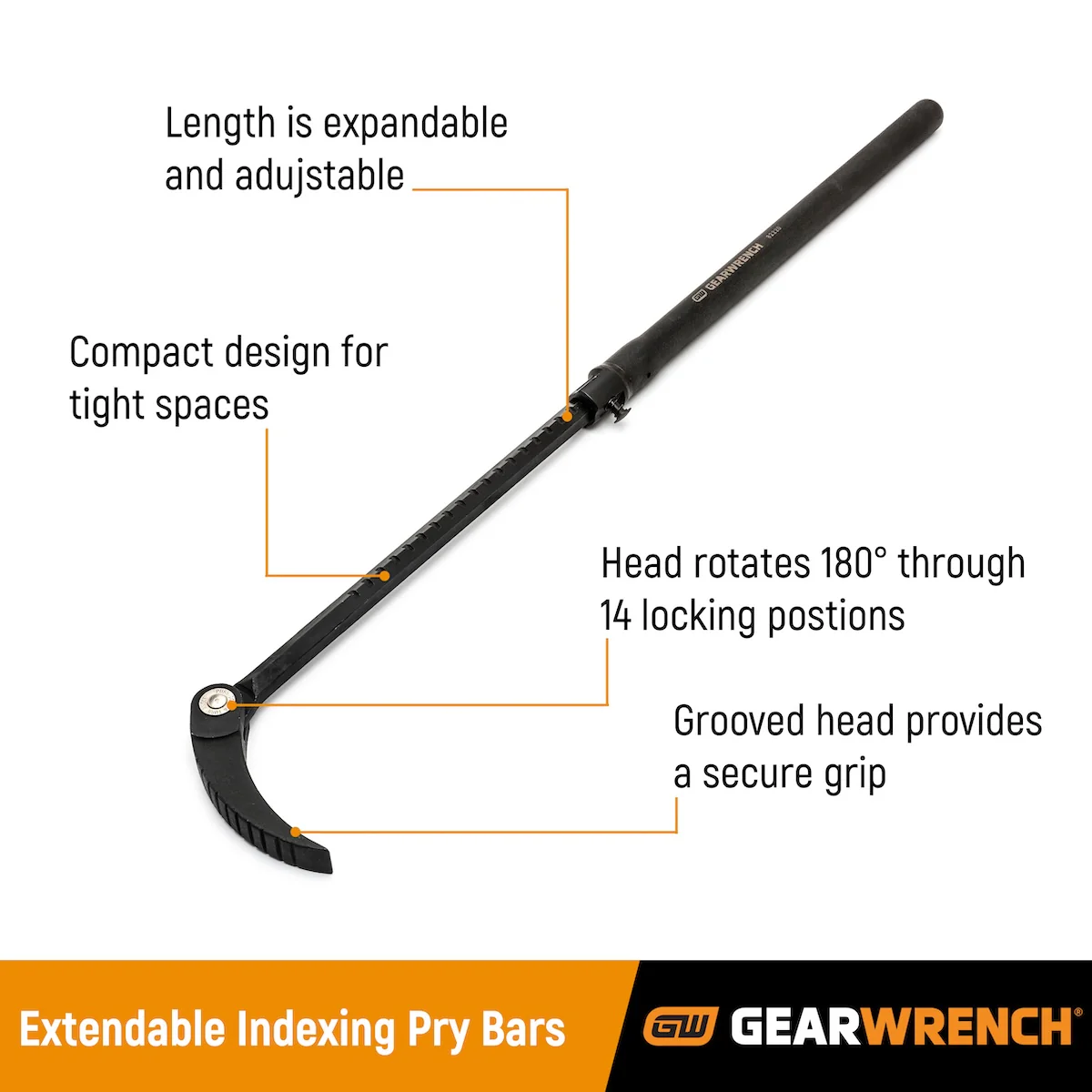 GEARWRENCH 82248 29-48" Extendable Pry Bar - Image 8