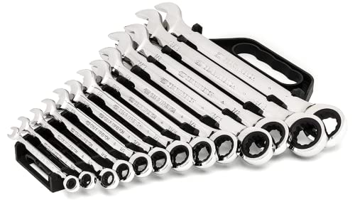 GEARWRENCH 13-Piece 72-Tooth 12 Point Ratcheting Combination SAE Wrench Set - Image 4