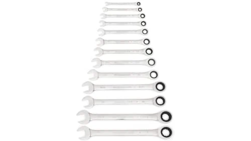 GEARWRENCH 13-Piece 72-Tooth 12 Point Ratcheting Combination SAE Wrench Set - Image 5