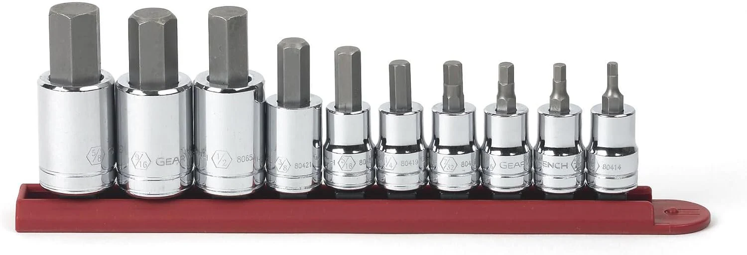 GEARWRENCH 3/8" & 1/2" Drive Hex Bit Metric Socket Set, 10 Pc. - 80578 - Image 2