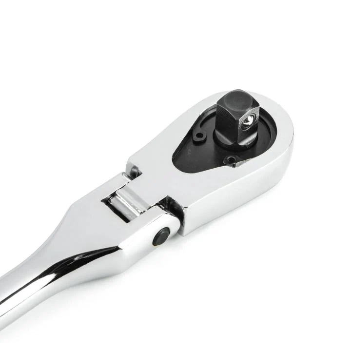 GEARWRENCH 3/8" 120XP Flex Head Teardrop Ratchet with Dual Material Handle, 13-1/2" - 81210P - Image 4