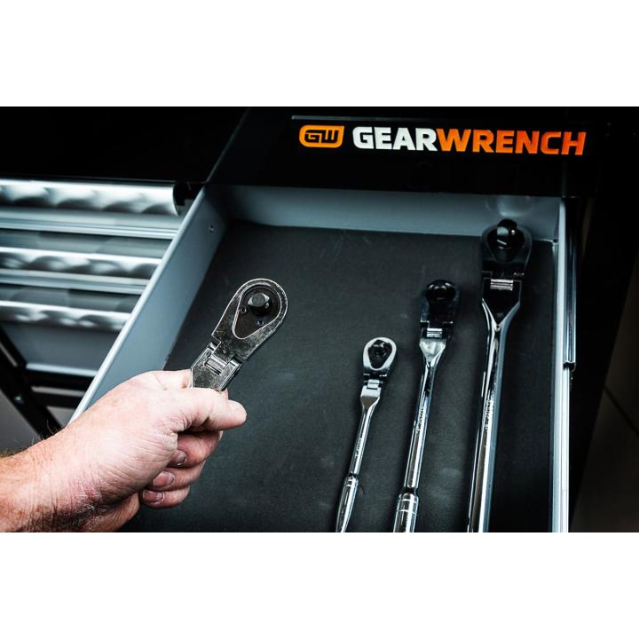 GEARWRENCH 3/8" Drive 120XP Flex Head Teardrop Ratchet 11-1/2" - Image 10