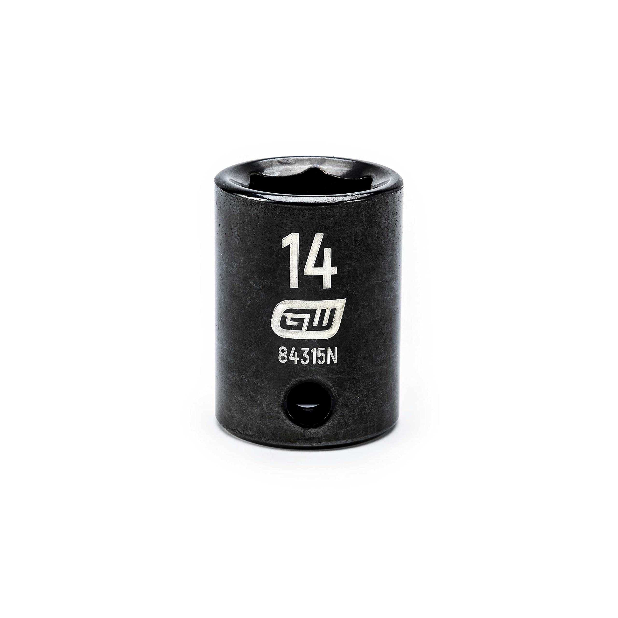 GEARWRENCH 3/8" Drive 6 Point Standard Impact Metric Socket 14mm - 84315N