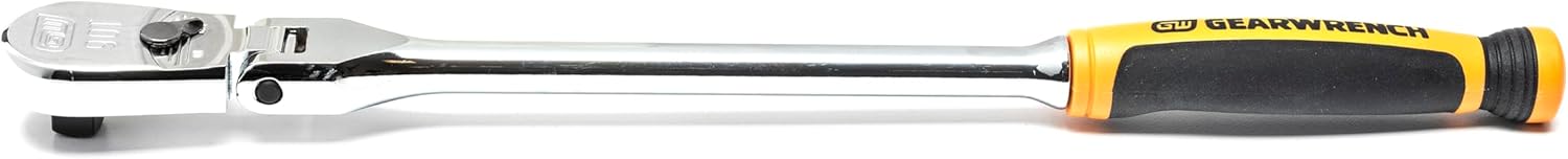 GEARWRENCH 3/8" Drive 90 Tooth Cushion Grip Flex Teardrop Ratchet, 81210T 90-Tooth Flex Cushion Grip - Image 4