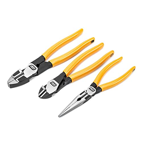 GEARWRENCH 3-Piece Electrician Plier Set Dipped - Image 2