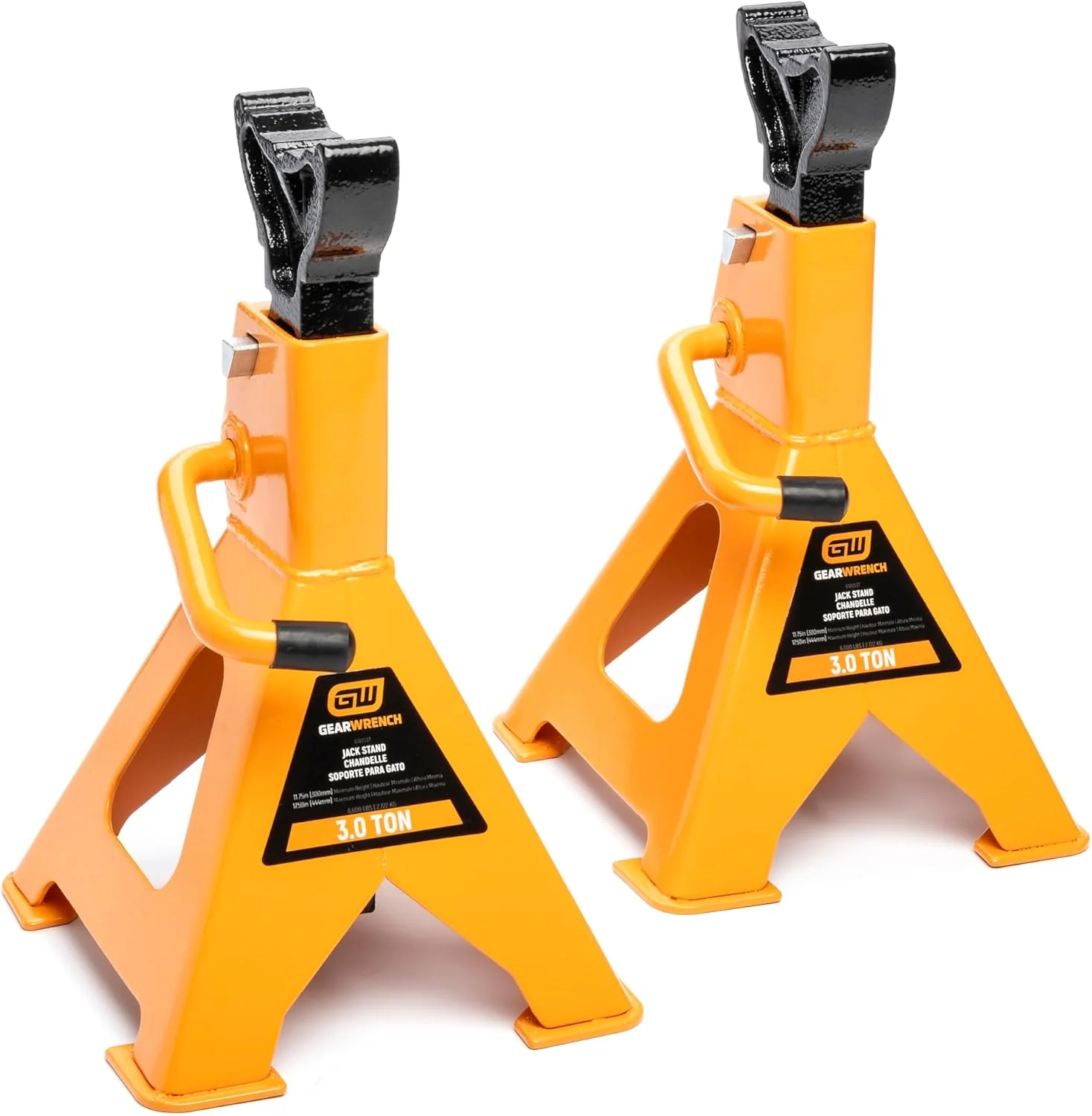 GEARWRENCH 3 Ton Ratcheting Jack Stands - Pack of 2 | GWJS3T - Image 2