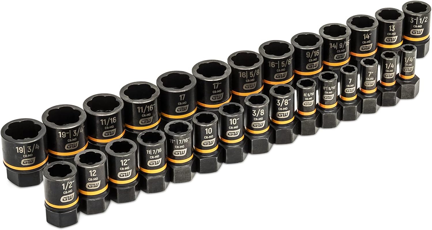 GEARWRENCH 86525 31 Piece Bolt Biter Ratchet Socket Set MM/SAE with EVA Foam Tray - Image 9