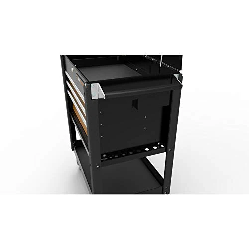 GEARWRENCH 33" 4 Drawer Black & Orange Utility Cart - 83168 - Image 3