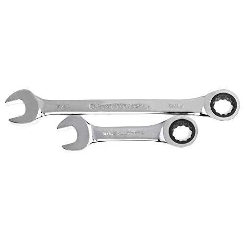 GEARWRENCH 85034 34 Pc. Standard & Stubby Ratcheting Wrench Set, SAE & Metric - Image 3