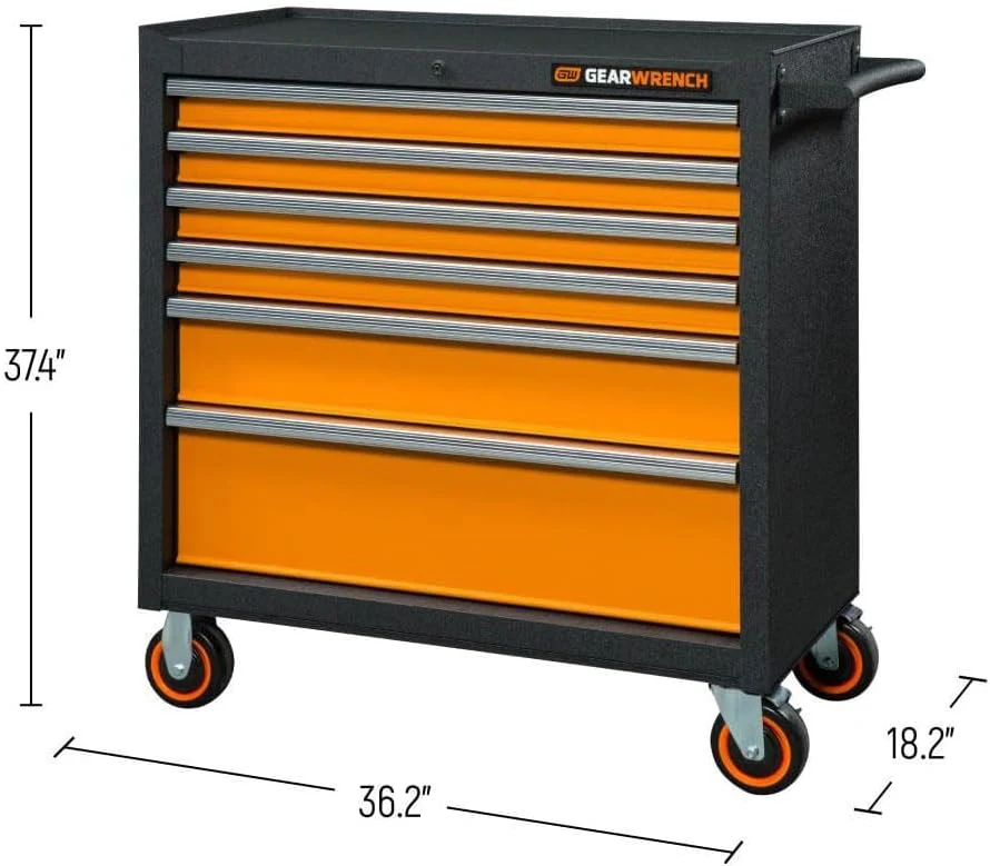 GEARWRENCH 83243 36" 6 Drawer GSX Series Rolling Tool Cabinet - Image 3