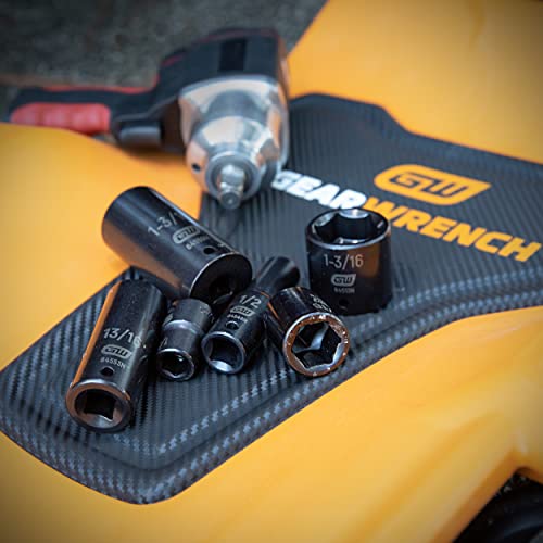 GEARWRENCH 39 Pc. 1/2" Drive 6 Pt. Impact Socket Set, Standard & Deep, SAE - 84947N, Black - Image 10