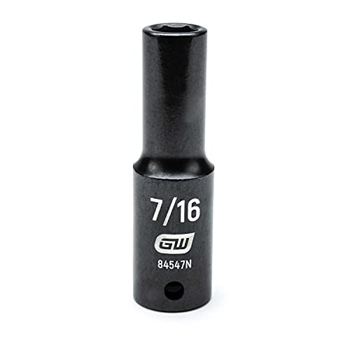 GEARWRENCH 39 Pc. 1/2" Drive 6 Pt. Impact Socket Set, Standard & Deep, SAE - 84947N, Black - Image 4