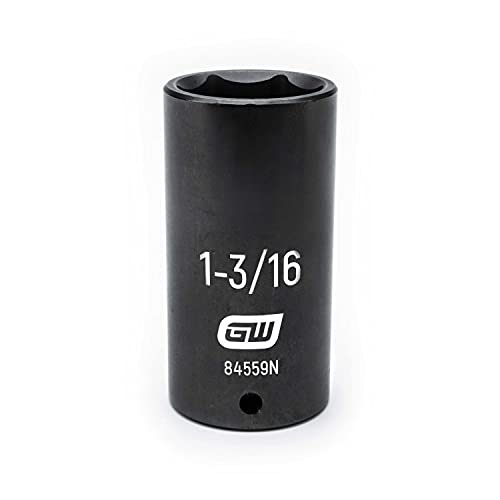 GEARWRENCH 39 Pc. 1/2" Drive 6 Pt. Impact Socket Set, Standard & Deep, SAE - 84947N, Black - Image 5