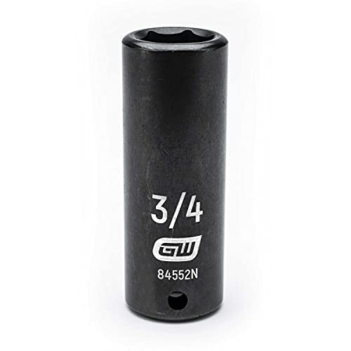 GEARWRENCH 39 Pc. 1/2" Drive 6 Pt. Impact Socket Set, Standard & Deep, SAE - 84947N, Black - Image 6