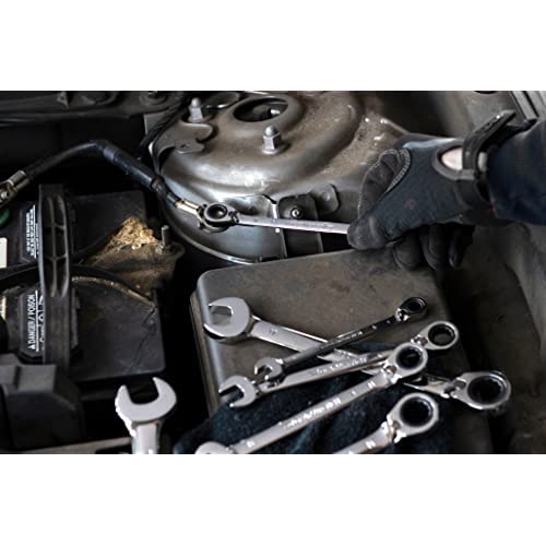 GEARWRENCH 8 Piece 72-Tooth 12 Point Reversible Ratcheting Combination SAE Wrench Set | 9533N - Image 11