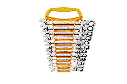 GEARWRENCH 9901D - 4-Piece 12 Point Flex Head Ratcheting Combination Metric Wrench Completer - Image 3