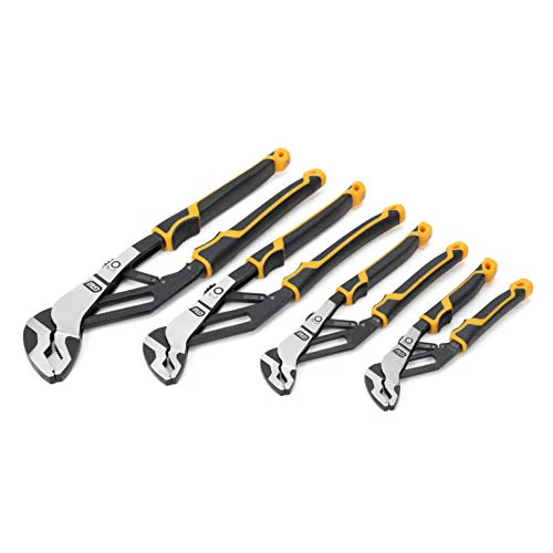 GEARWRENCH (82205CAZ) Pitbull Auto-Bite Tongue & Groove Dual Material Pliers with K9 Jaws - 3 Piece Mixed Set - Image 15