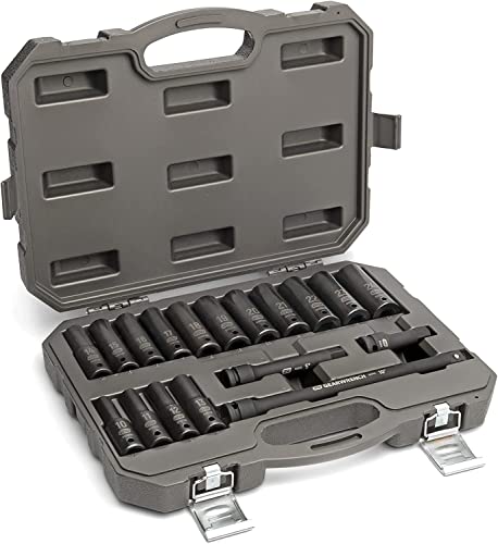 GEARWRENCH 3/8 In. Drive Standard & Deep SAE/Metric Master Impact Socket Set 80pc - Image 4