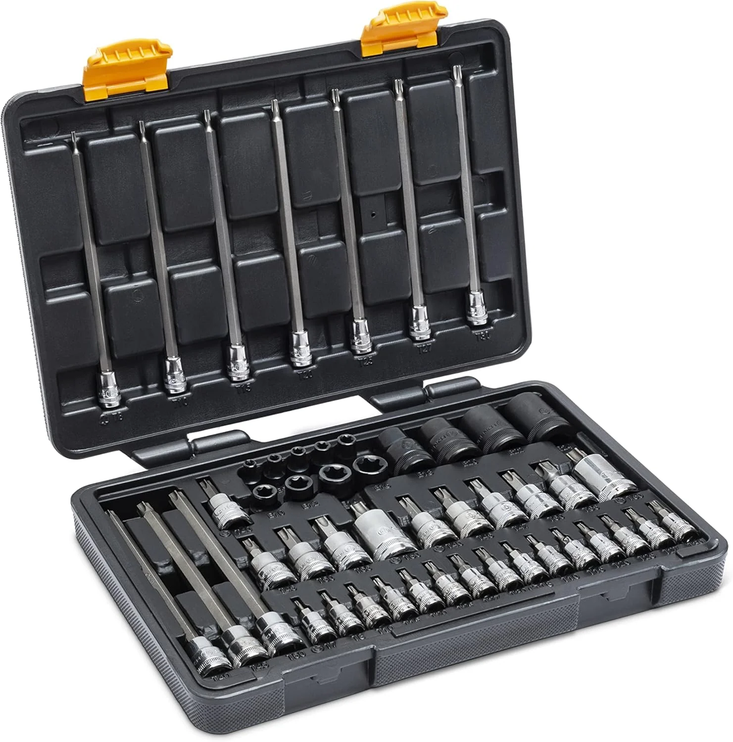 GEARWRENCH 89087 49 Piece 1/4", 3/8", 1/2" Drive Torx Bit Socket Master Set - Image 2
