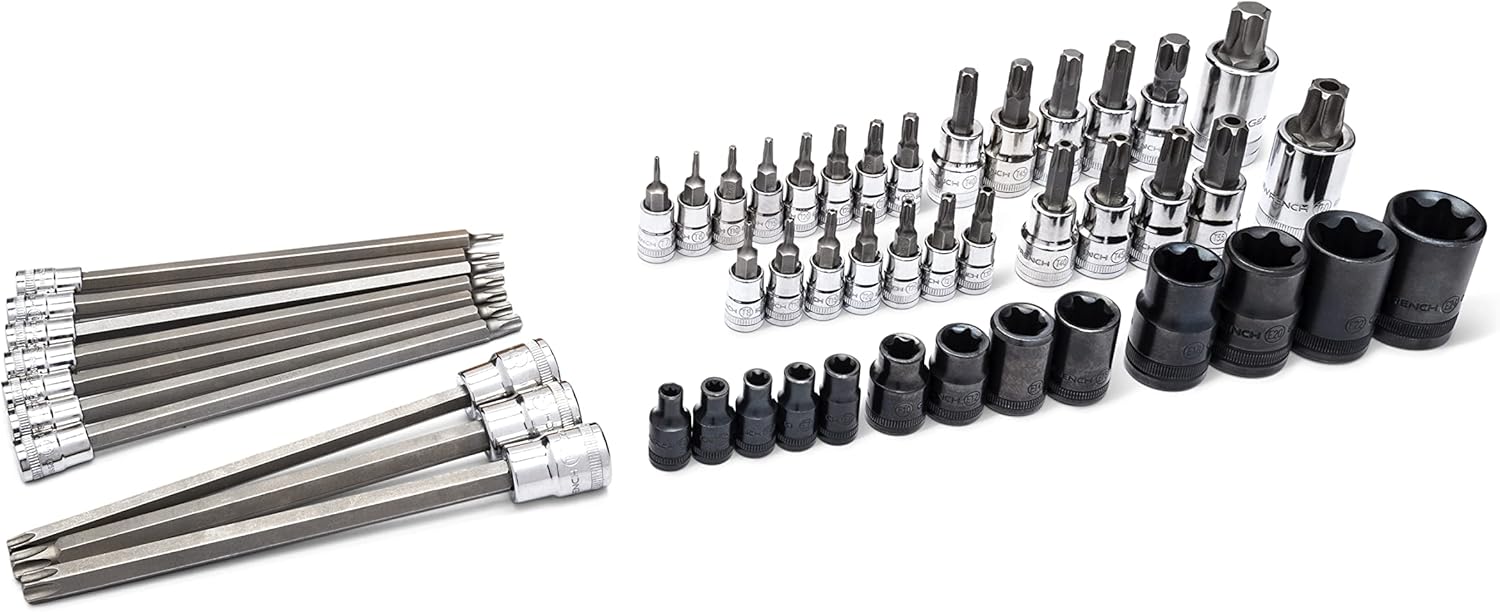 GEARWRENCH 89087 49 Piece 1/4", 3/8", 1/2" Drive Torx Bit Socket Master Set - Image 3