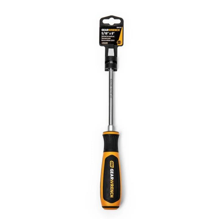GEARWRENCH 5/16" x 6" Slotted Dual Material Screwdriver - 80023H - Image 2