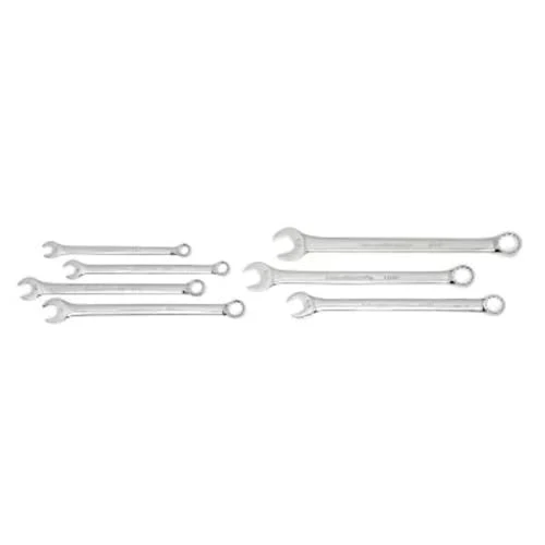 GEARWRENCH Long Pattern Combination SAE Wrench Set, 12 Point,7 Piece with Tool Roll - 81933 - Image 13